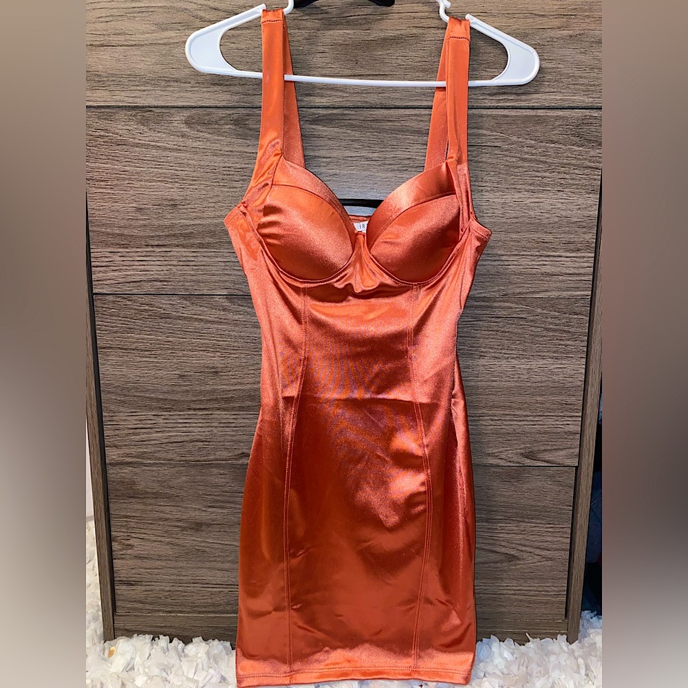 Silk Coral Homecoming Dress